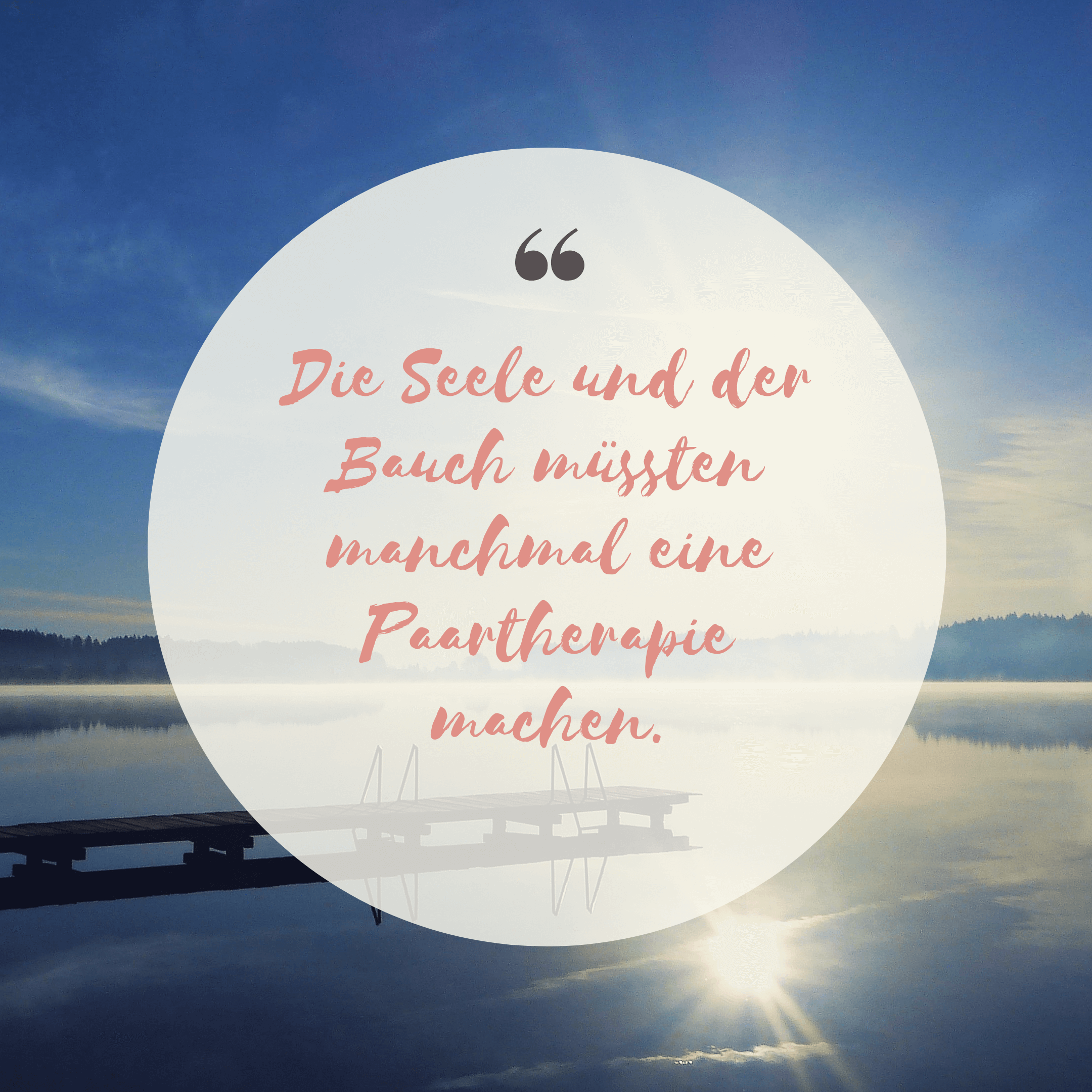 Paartherapie für Seele und Bauch
